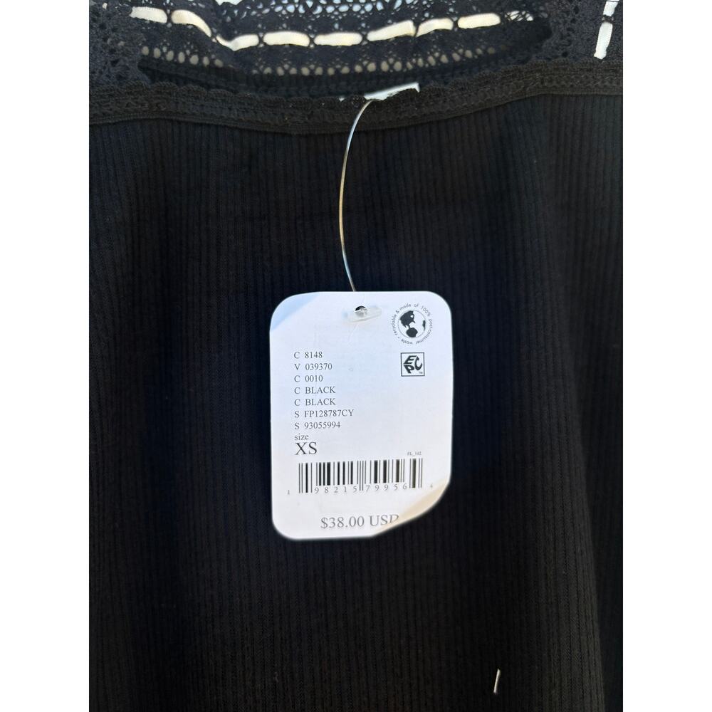 NWT Free People Intimately Only You Tank, Black, Size XS - Picture 8 of 8